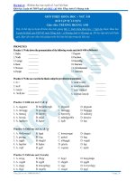 Bài tập ngữ âm tiếng anh 