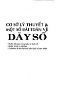 CƠ sở lý THUYẾT và một số bài TOÁN về dãy số 