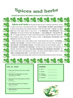 5067 reading comprehension  spices and herbs 