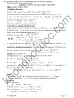 Chứng minh công thức tổ hợp bằng đạo hàm