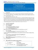 Kỹ năng làm bài viết lại câu 