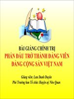 Bai 5 Phan dau tro thanh dang vien Dang Cong san Viet Nam