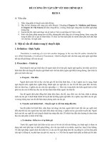 Đề cương ôn tập môn tiếng dịch tiếng anh