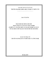 Nhận diện hệ thống đổi mới trong lĩnh vực sản xuất công nghiệp ( nghiên cứu trường hợp các doanh nghiệp sản xuất mũ bảo hiểm trên địa bàn TP hồ chí minh) 