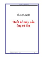 ĐỒ án THIẾT kế máy uốn ỐNG cỡ lớn 