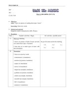 Giáo án Tiếng Anh 10 unit 12: Music