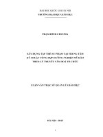 Xây dựng tập thể sư phạm tại trung tâm kỹ thuật tổng hợp hướng nghiệp mỹ hào theo lý thuyết văn hóa tổ chức 