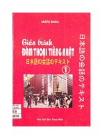 Giáo trình đàm thọai tiếng nhật 1