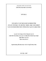 Xây dựng và sử dụng bài tập định tính có gắn với thực tế chương “động học chất điểm” vật lí 10 nhằm phát huy tính sáng tạo của học sinh 