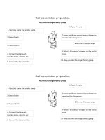 6830 oral presentation preparation 