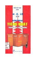 Giáo trình đàm thoại tiếng Nhật trong mọi tình huống