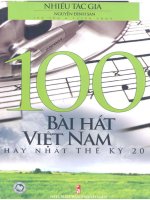 100 bài hát VIỆT NAM HAY NHẤT THẾ kỷ 20 
