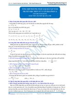 07 tong hop PP giai BT ve DTH phan tu va TB TLBG 