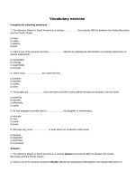 Vocabulary exercise   englishgrammar 