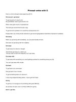 Phrasal verbs with g 