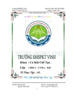 Đề tài tìm hiểu, thay thế, sửa chữa các chi tiết trên máy tiện MAZAK JUNIOR 