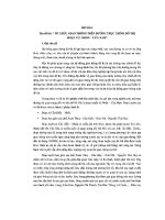 ĐỒ án tổ CHỨC GIAO THÔNG TRÊN ĐƯỜNG TRỤC CHÍNH đô THỊ đoạn từ NHỔN   cửa NAM 