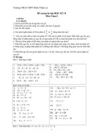 đề cương ôn thi học kì 2 toán 6