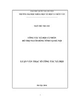 Công tác xã hội cá nhân hỗ trợ người đồng tính tại hà nội 
