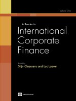 A Reader in International Corporate Finance