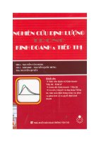 Nghiên cứu định lượng trong kinh doanh và tiếp thị