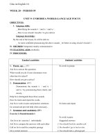 Giáo án Tiếng Anh 10 unit 9: Undersea world