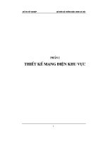 ĐỀ tài THIẾT kế ĐƯỜNG dây TRUNG áp 22KV 