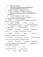 Đề kiểm tra lần 1 kì 2 lớp 10