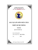 ĐỒ án THIẾT kế hệ THỐNG QUẢN lý NHÂN sự CHO CÔNG TY cổ PHẦN THIẾT bị áp lực ĐÔNG ANH 