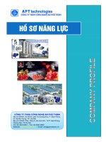 Hồ sơ năng lực công ty máy bơm