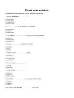 Phrasal verbs worksheet 2 