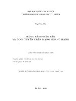 Bảng băm phân tán và định tuyến trên mạng ngang hàng 