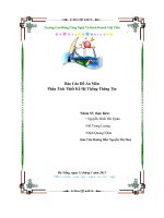 ĐỒ án PHÂN TÍCH THIẾT kế hệ THỐNG   QUẢN lý bán HÀNG 