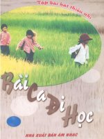 TẬP bài hát THIẾU NHI   bài CA đi học 