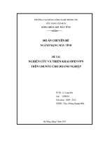 ĐỀ tài NGHIÊN cứu và TRIỂN KHAI OPENVPN TRÊN UBUNTU CHO DOANH NGHIỆP 