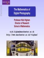 The mathematics of digital photography 