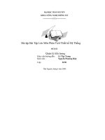 BÀI tập lớn môn PHÂN TÍCH THIẾT kế hệ THỐNG QUẢN lý TIỀN LƯƠNG 