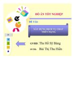 ĐỀ tài xây DỰNG DỊCH vụ CHAT TRÊN MẠNG 