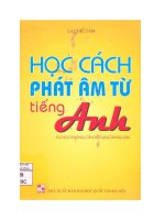 Giáo trình học cách phát âm Tiếng anh