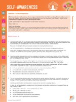 life skills lesson self awareness 