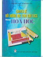 chuyên đề bồi dưỡng học sinh giỏi thcs môn hóa học phạm quốc trung
