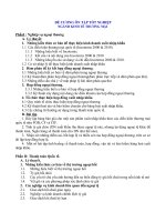 Đề cương ôn tập tốt nghiệp ngành kinh tế thương mại