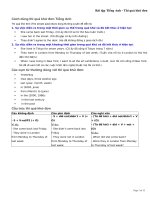 Bài tập thì quá khứ đơn tiếng anh