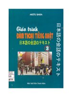Giáo trình đàm thoại tiếng Nhật 3