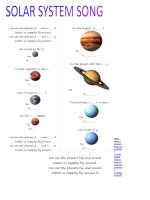 song for kids pllanets solar system song 