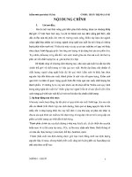 ĐỀ tài KIỂM SOÁT QUY TRÌNH sản XUẤT BIA 