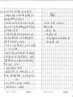 Vở ghi chép môn thuế