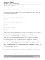 Adv expert progress test4 key 