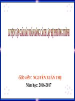 liên môn toán trung học cơ sở