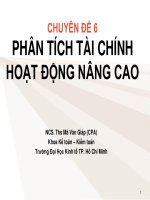 BÀI GIẢNG PHÂN TÍCH TÀI CHÍNH HOẠT ĐỘNG NÂNG CAO